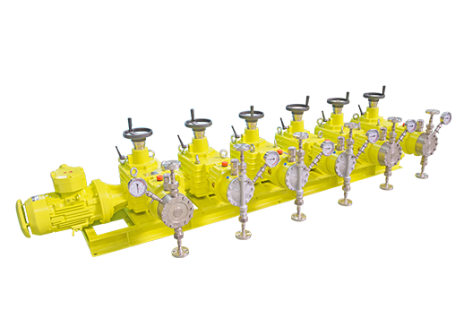 和记娱乐Depamu六头液压隔膜式计量泵6DPMSZA